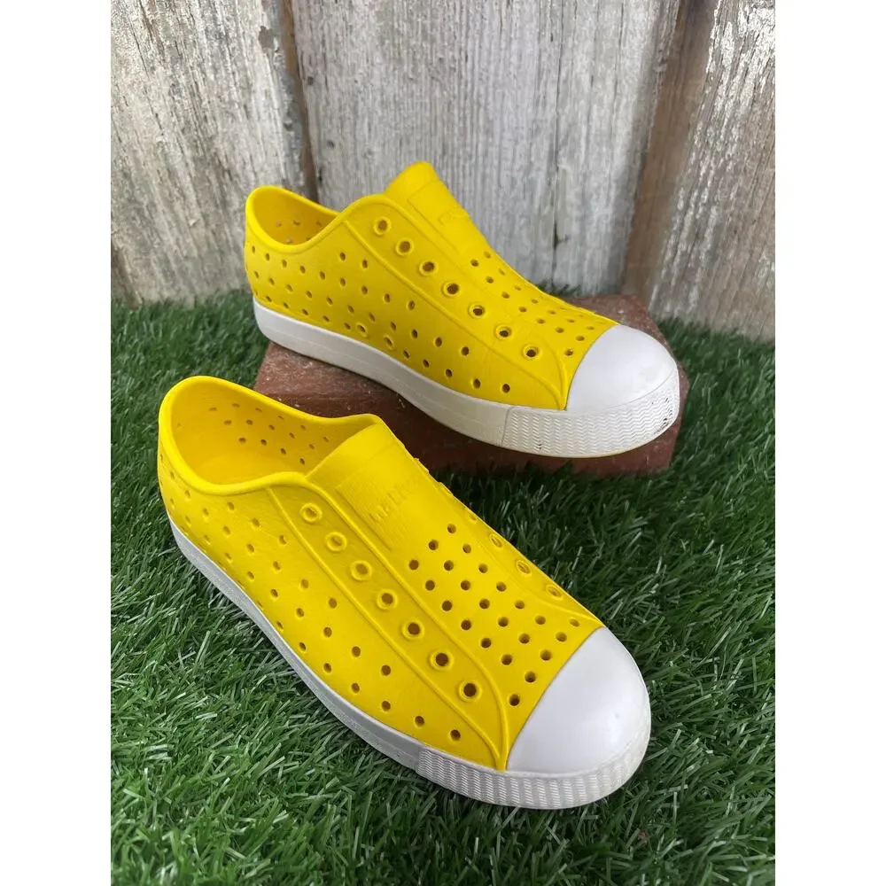 Native Jefferson Yellow Slip On Kid Youth Shoes J2